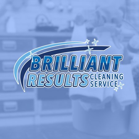 Brilliant Results Cleaning Service logo in front of image