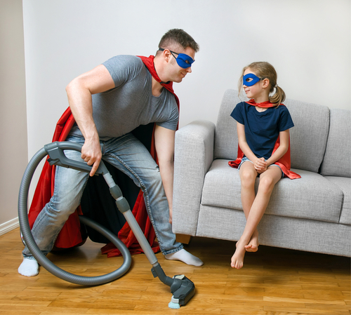 How do working parents keep their house clean