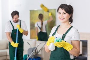 Friendly house cleaning team in Valparaiso IN delivering quality service
